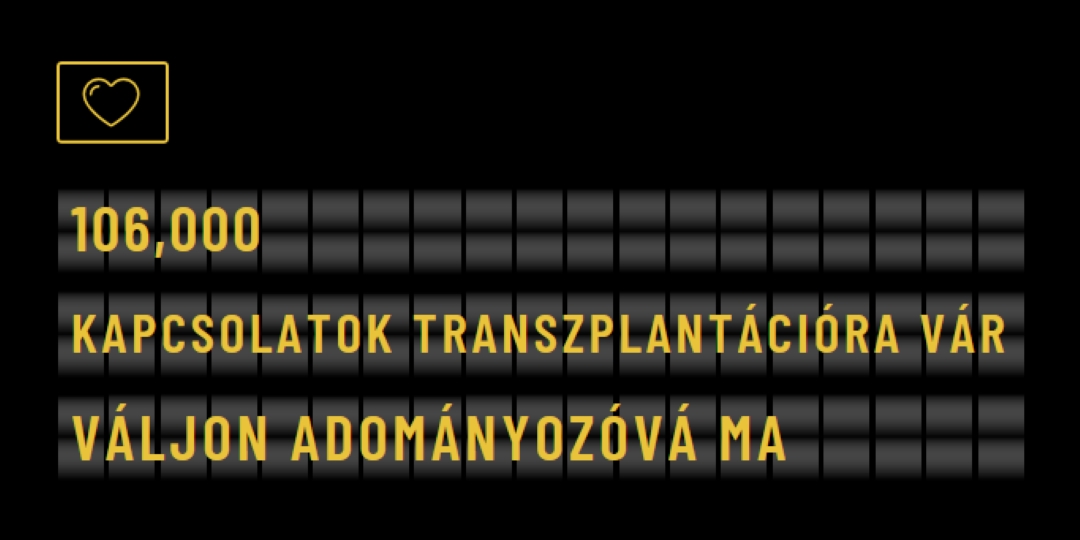 Váljon szervdonorvá ma black modern-bold