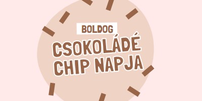 Boldog csokoládé napot brown organic-simple