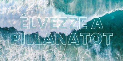 Élvezze a pillanatot blue modern-simple