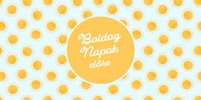 Napfoltok yellow whimsical-color-block