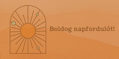 Jó a napfordulónak orange organic-boho