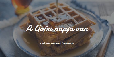 A Gofri napja van blue modern-simple