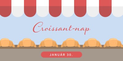 Croissant-nap blue whimsical-color-block