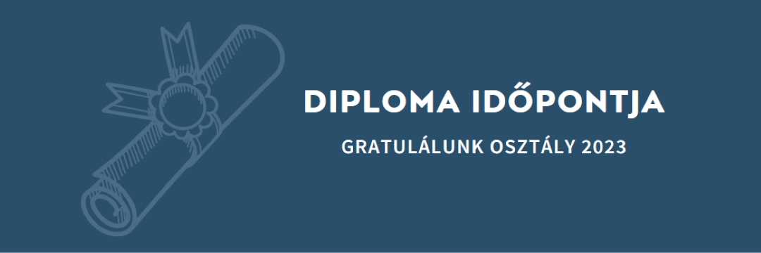 Az Ön diplomája blue modern-simple