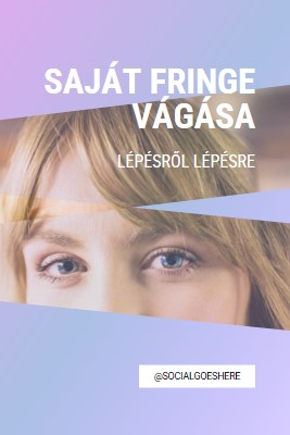 Vágja le a saját szegélyét purple modern-bold