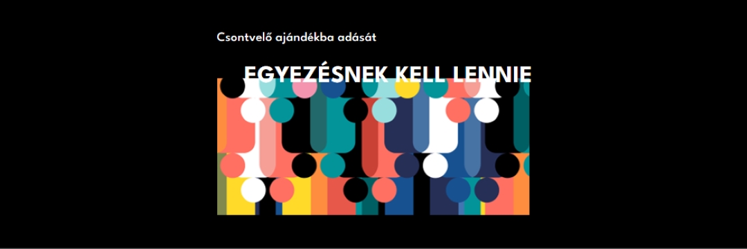 Legyen csontvelődonor black modern-bold