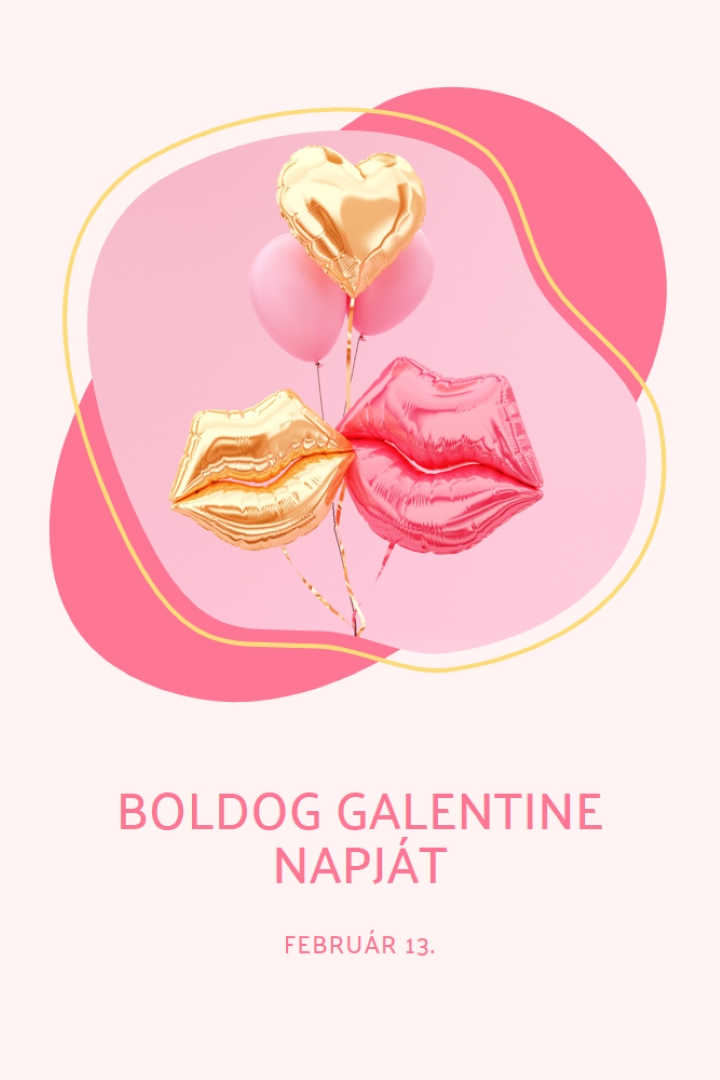 Boldog Valentin-napot, gal white organic-simple