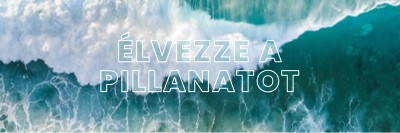 Élvezze a pillanatot blue modern-simple