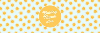 Napfoltok yellow whimsical-color-block