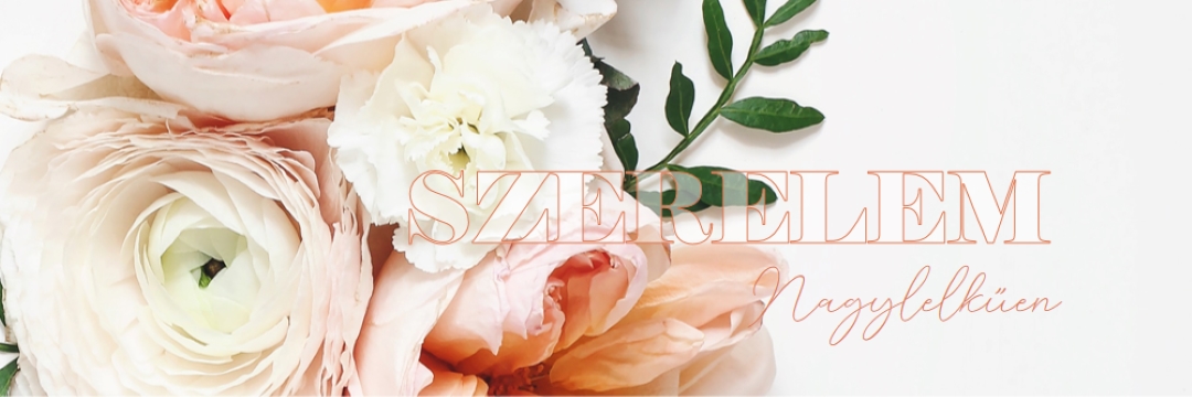 Szeretet nagylelkűen white vintage-botanical
