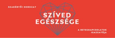 Szíved egészsége red modern-bold