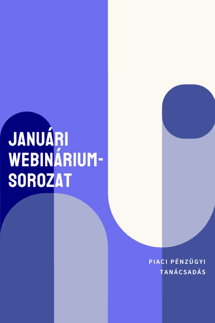 Januári webinárium-sorozat blue modern-bold