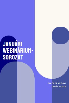 Januári webinárium-sorozat blue modern-bold