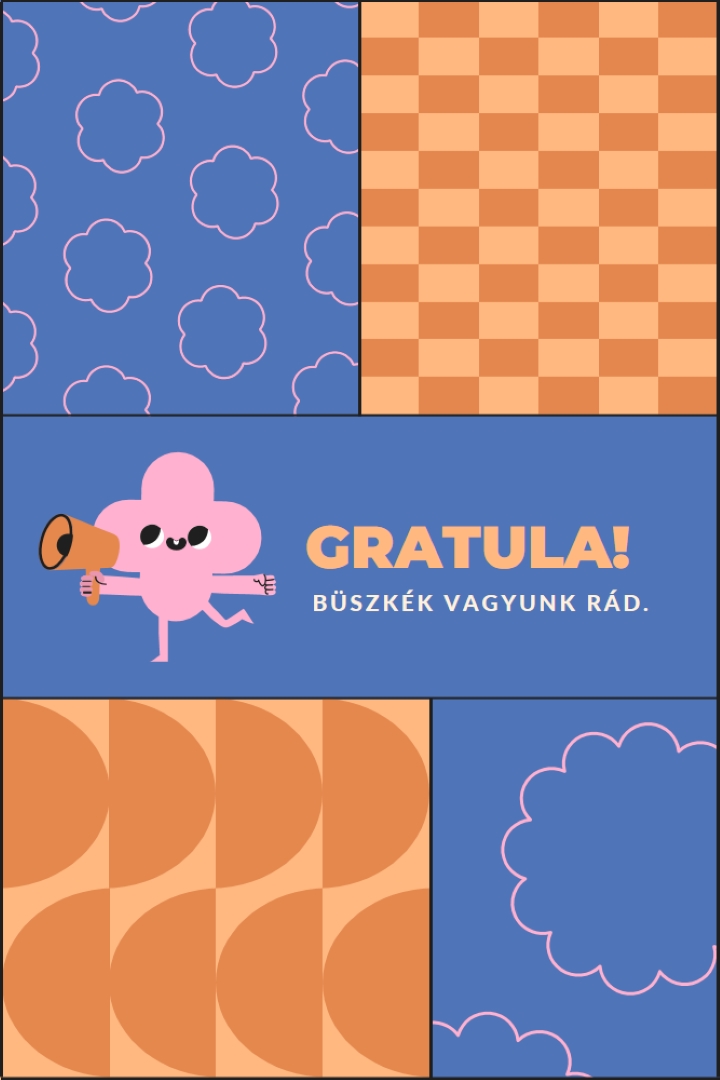 Büszke és tiszta blue vintage-retro