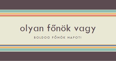 Nagyszerű főnök vagy. brown vintage-retro