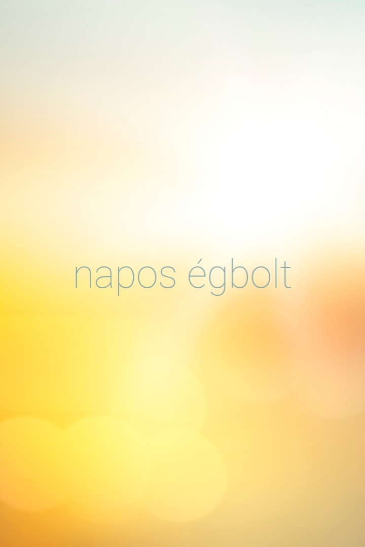 Napos égbolt yellow modern-simple