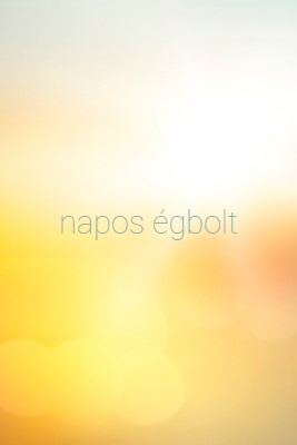 Napos égbolt yellow modern-simple