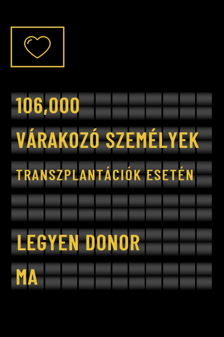 Váljon szervdonorvá ma black modern-bold