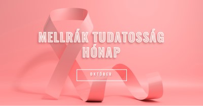 Mellrák tudatosság pink modern-bold