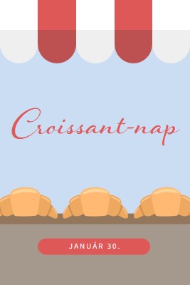 Croissant-nap blue whimsical-color-block