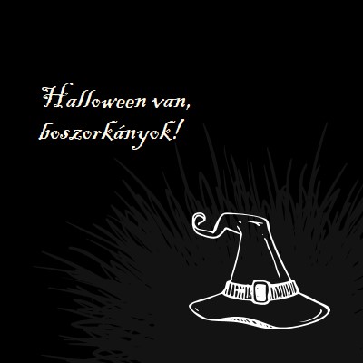 Halloween van black whimsical-line