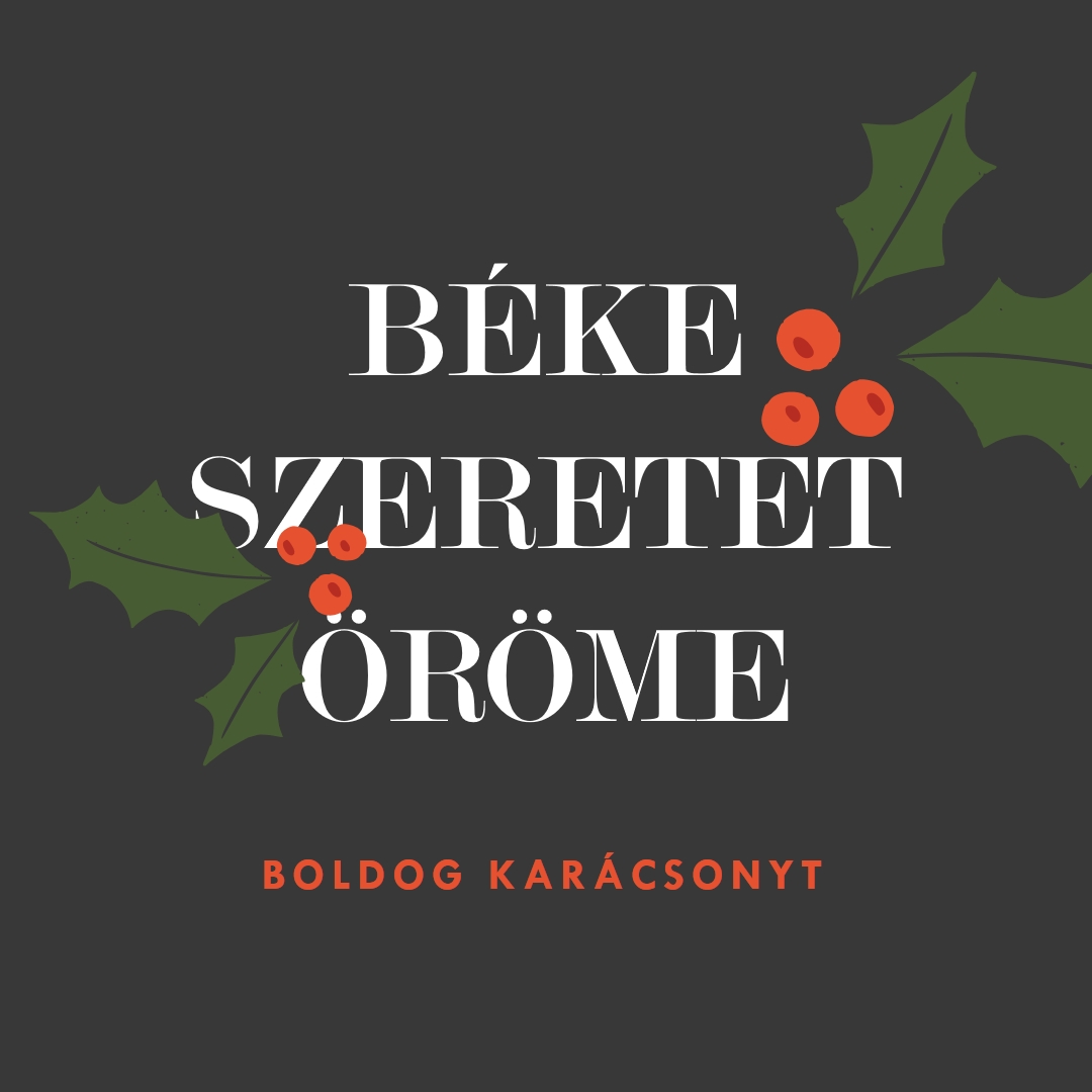 Béke, szeretet, öröm gray modern-simple