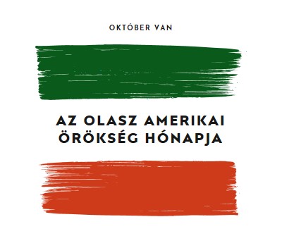 Az olasz-amerikai örökség ünnepe white modern-bold