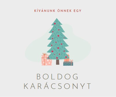 Boldog karácsonyt kívánok! pink whimsical-color-block