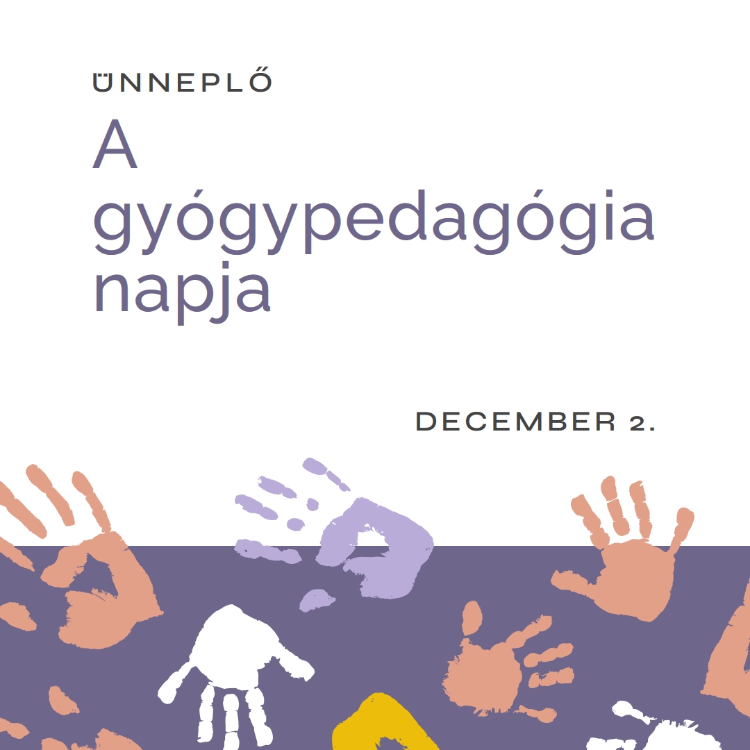 A gyógypedagógia ünnepe purple whimsical-color-block