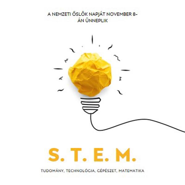 Tudomány, technológia, mérnöki, matematika yellow modern-simple