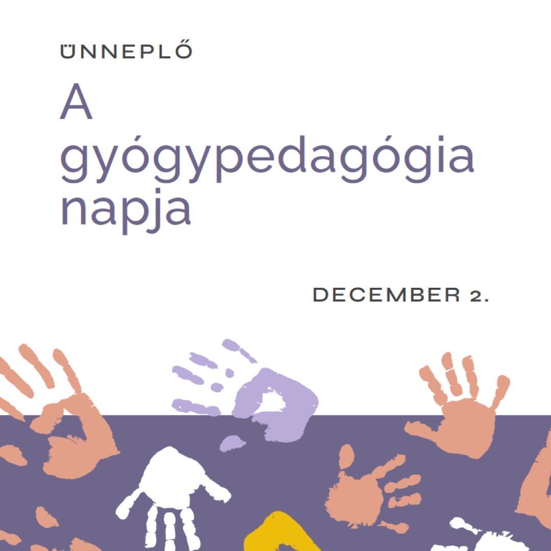 A gyógypedagógia ünnepe purple whimsical-color-block