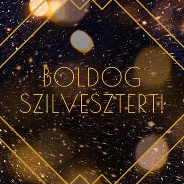 Boldog szilvesztert! black modern-geometric-&-linear