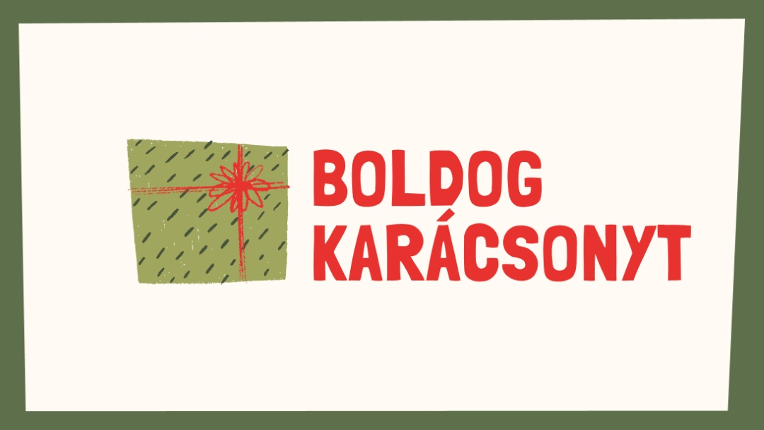 Boldog karácsonyi ajándék white whimsical-color-block