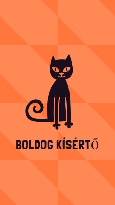 Boldog kísértés orange whimsical-color-block