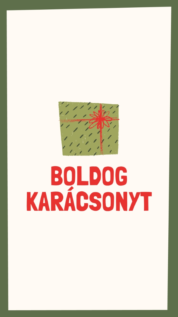 Boldog karácsonyi ajándék white whimsical-color-block