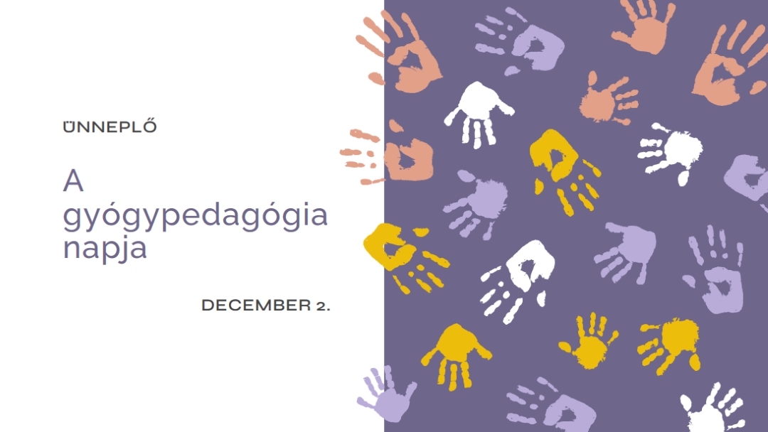 A gyógypedagógia ünnepe purple whimsical-color-block