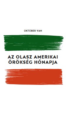 Az olasz-amerikai örökség ünnepe white modern-bold