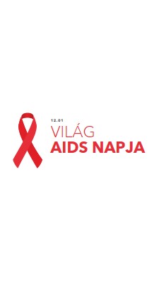 Az AIDS világnapjának elismerése white modern-simple