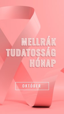 Mellrák tudatosság pink modern-bold