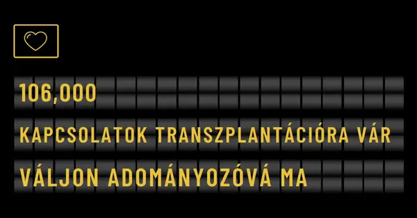 Váljon szervdonorvá ma black modern-bold