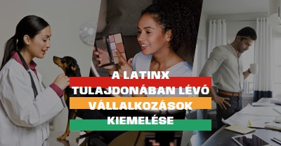 A Latinx tulajdonában lévő vállalkozások ünnepe white modern-simple