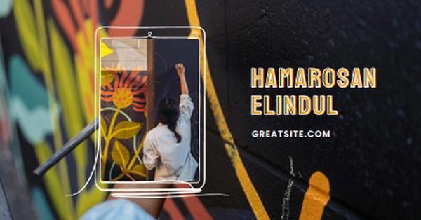 Hamarosan elindul black whimsical-line