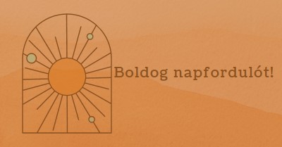 Jó a napfordulónak orange organic-boho