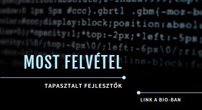 Fejlesztési helyzet black modern-bold