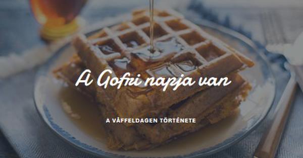 A Gofri napja van blue modern-simple