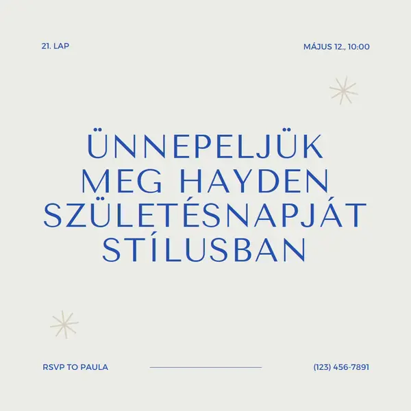 21. születésnapi bash gray modern,minimal,typographic,contemporary,current,stylish,simple,clean,text-based