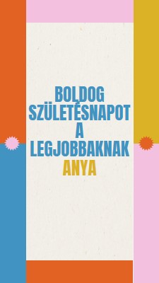 Boldog születésnapot a legjobb gray retro,bold,geometric