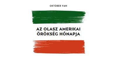 Az olasz-amerikai örökség ünnepe white modern-bold