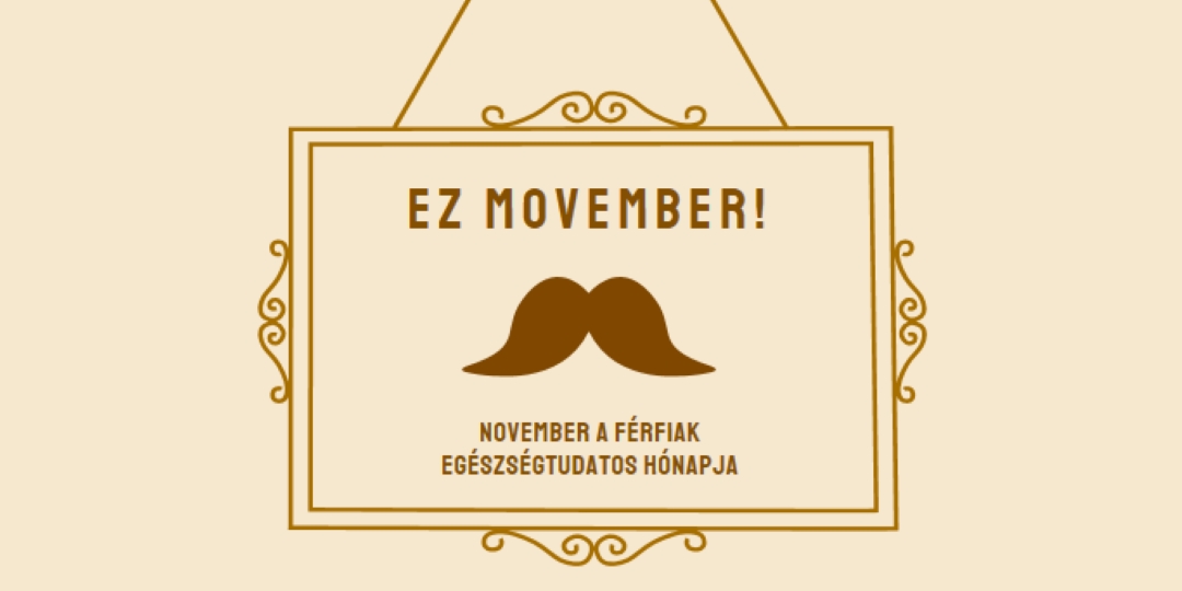 Bajuszok novemberre brown vintage-retro