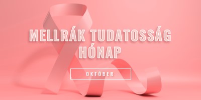 Mellrák tudatosság pink modern-bold